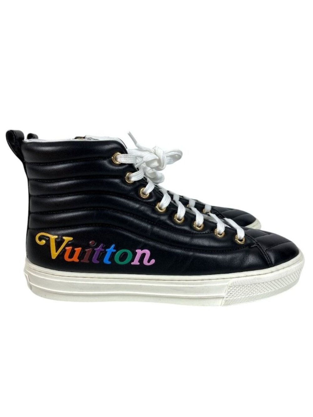 Louis Vuitton Sneakers Stella Line Leather Black - Picture 3 of 9